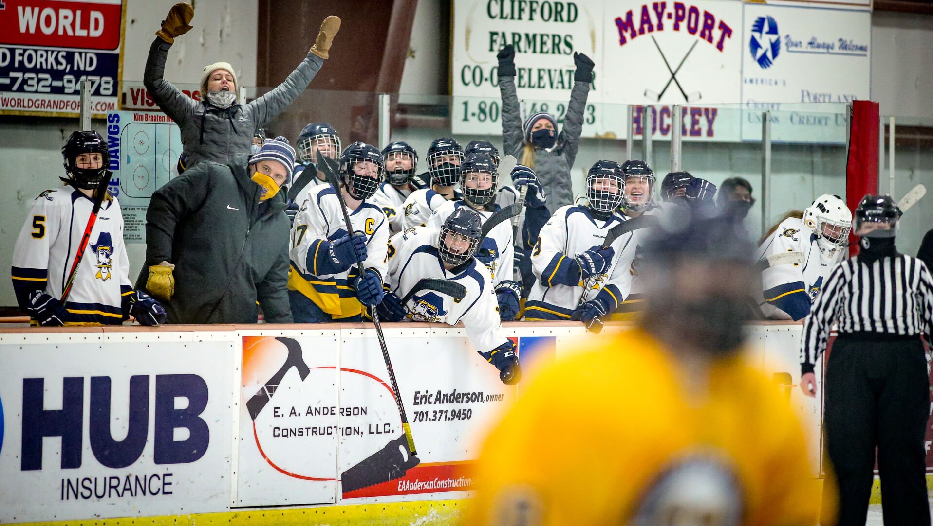 Crookston girls hockey celebrates